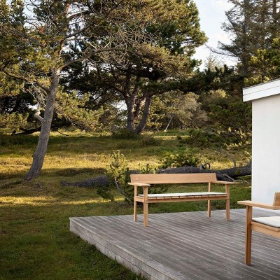GL101 Timbur Banco de exterior Carl Hansen ambiente 2 GL101 Timbur Banco de exterior Carl Hansen ambiente 2