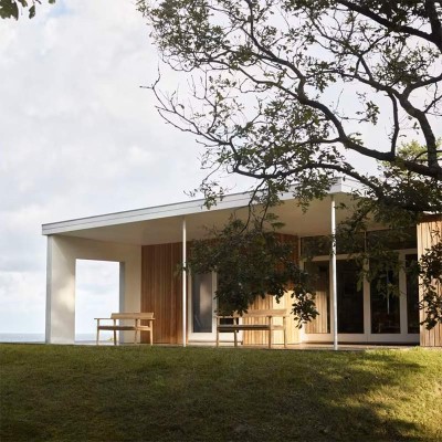 GL101 Timbur Banco de exterior Carl Hansen ambiente 3 GL101 Timbur Banco de exterior Carl Hansen ambiente 3