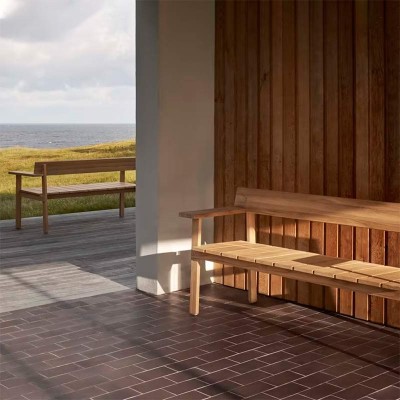 GL101 Timbur Banco de exterior Carl Hansen ambiente 4 GL101 Timbur Banco de exterior Carl Hansen ambiente 4