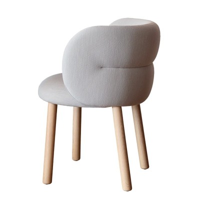 Moroso, Chaise Getlucky avec piètement en chêne Moroso, Chaise Getlucky avec piètement en chêne