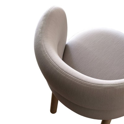Moroso, Chaise Getlucky avec piètement en chêne Moroso, Chaise Getlucky avec piètement en chêne