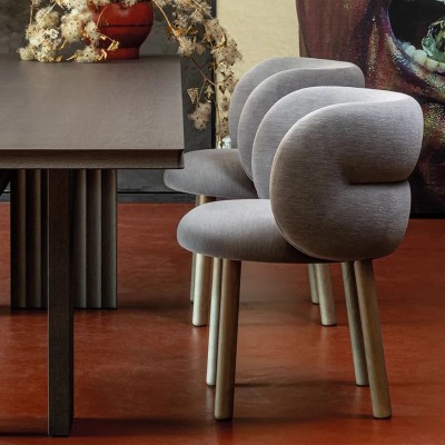 Moroso, Silla Getlucky con base de roble