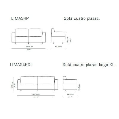 Canapé Lima par Perobell Canapé Lima par Perobell