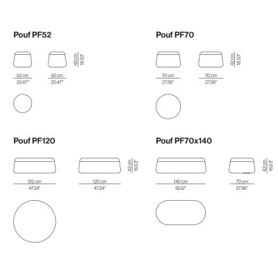 Perobell, Pouf Leo Perobell, Pouf Leo