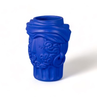 Jarrón Magna Graecia hombre color azul - Seletti Jarrón Magna Graecia hombre color azul - Seletti