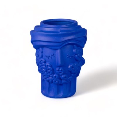 Jarrón Magna Graecia hombre color azul - Seletti Jarrón Magna Graecia hombre color azul - Seletti