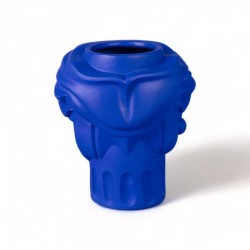 Jarrón Magna Graecia mujer color azul Seletti trasera Jarrón Magna Graecia mujer color azul Seletti trasera