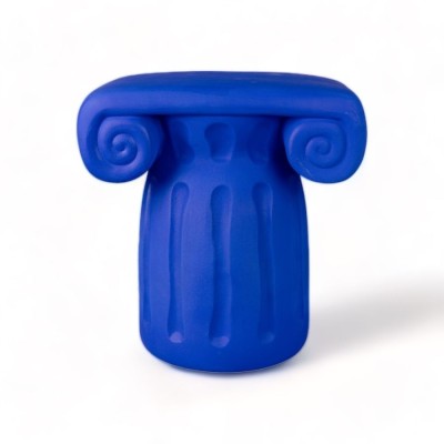 taburete de terracota con forma de capitel taburete de terracota con forma de capitel