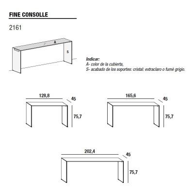 LAGO - Fine 2161 Console LAGO - Fine 2161 Console