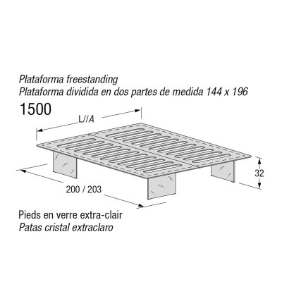 Design de cama de ar Lago Design de cama de ar Lago