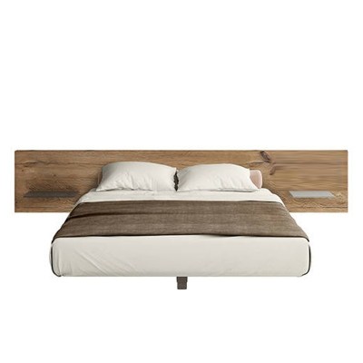 LAGO, Cama Fluttua 1627 com Cabeceira Wildwood LAGO, Cama Fluttua 1627 com Cabeceira Wildwood