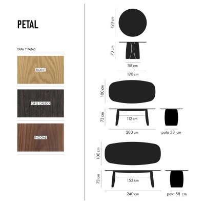 STUA, Tavolo da pranzo a petali STUA, Tavolo da pranzo a petali