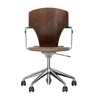 Chaise Egoa avec roulettes en bois - Stua Chaise Egoa avec roulettes en bois - Stua