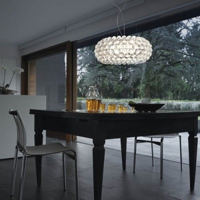 Candeeiro de suspensão LED grande Caboche - Foscarini Candeeiro de suspensão LED grande Caboche - Foscarini