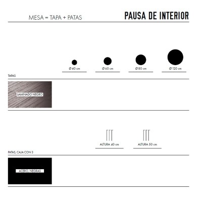 Stua, Mesas Pausa Stua, Mesas Pausa