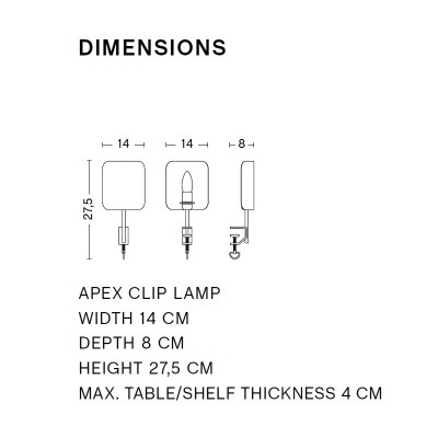 HAY, Apex Clip Lamp HAY, Apex Clip Lamp