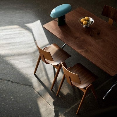 Silla Daystak RD1 haya y nogal &Tradition ambiente 2 Silla Daystak RD1 haya y nogal &Tradition ambiente 2