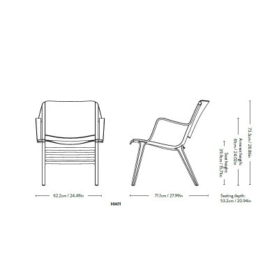 AndTradition - AX HM11 Fauteuil AndTradition - AX HM11 Fauteuil
