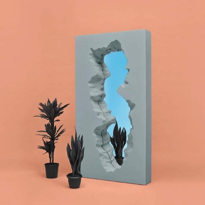 Broken Mirror Gufram ambiente 1 Broken Mirror Gufram ambiente 1