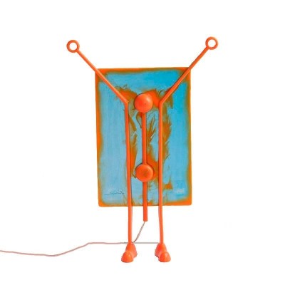 Salvatore Lamp Meritalia azul apagada Salvatore Lamp Meritalia azul apagada