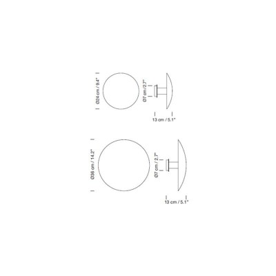 Disco Wall Light - Santa&Cole Disco Wall Light - Santa&Cole