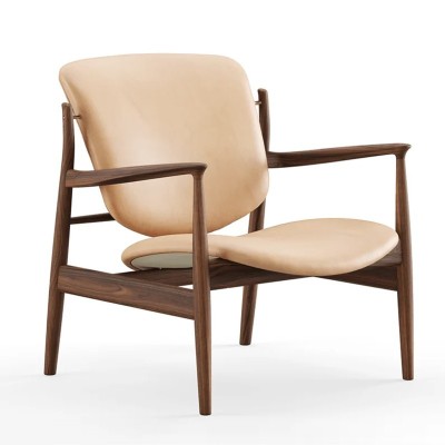 House of Finn Juhl France Chair armchair in Vegetable Leather. House of Finn Juhl France Chair armchair in Vegetable Leather.