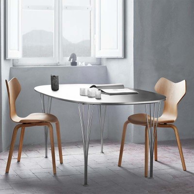 Fritz Hansen Sedia Grand Prix in legno Fritz Hansen Sedia Grand Prix in legno