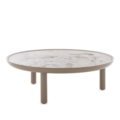Kartell , Mesa de centro K-TOP con top cerámico Kartell , Mesa de centro K-TOP con top cerámico