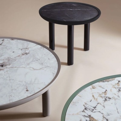 Kartell , Mesa de centro K-TOP con top cerámico Kartell , Mesa de centro K-TOP con top cerámico
