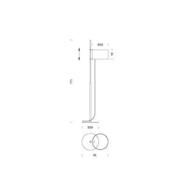TMD floor lamp - Santa&Cole TMD floor lamp - Santa&Cole