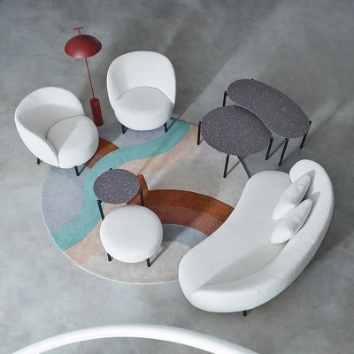 Sofá Lunam by Kartell - Orsetto upholstery Sofá Lunam by Kartell - Orsetto upholstery