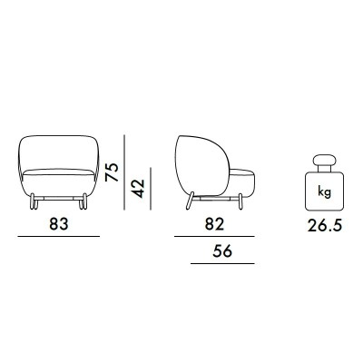 Kartell, Lunam armchair designed by Patricia Urquiola Kartell, Lunam armchair designed by Patricia Urquiola