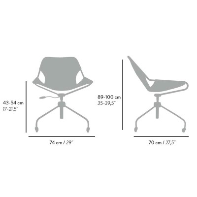 Paulistano Office Chair medidas Paulistano Office Chair medidas