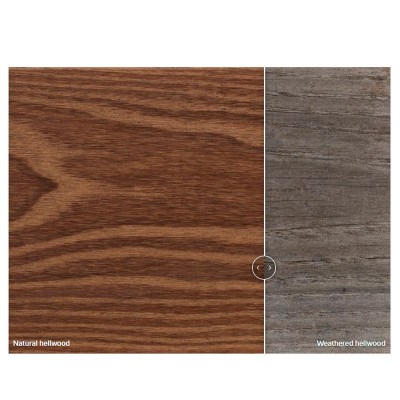 madera hellwood para la encimera de mesa y bancos de extremis con detalle de su color tras estar expuesto al sol y la lluvia madera hellwood para la encimera de mesa y bancos de extremis con detalle de su color tras estar expuesto al sol y la lluvia