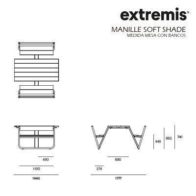 croquis de medidas de la mesa manille sin toldo de extremis croquis de medidas de la mesa manille sin toldo de extremis