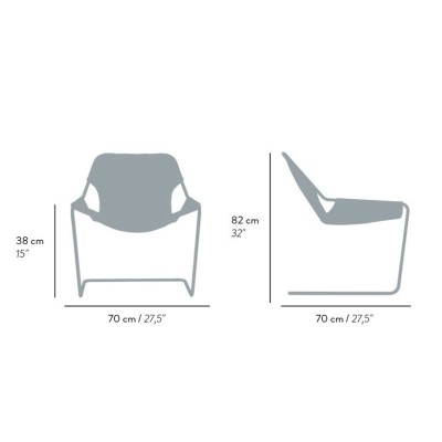 Sillón Paulistano Outdoor Objekto MEDIDAS Sillón Paulistano Outdoor Objekto MEDIDAS