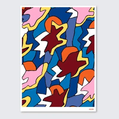 Blue, Pink and Orange SOWDENPoster Blue, Pink and Orange SOWDENPoster