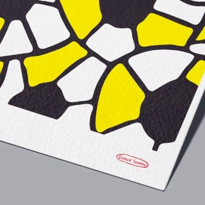 Affiche SOWDENjaune et noir Affiche SOWDENjaune et noir