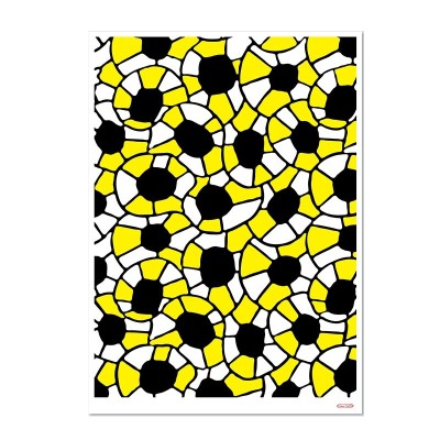 Affiche SOWDENjaune et noir Affiche SOWDENjaune et noir