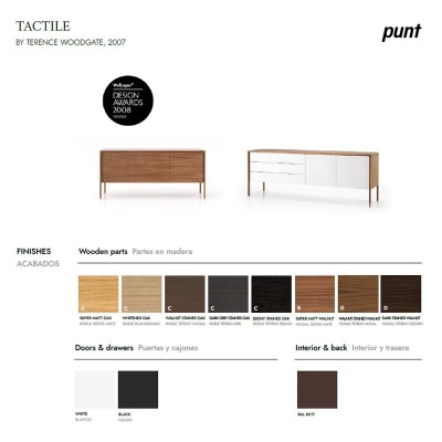 Tactile aparador cajones Punt Mobles Tactile aparador cajones Punt Mobles