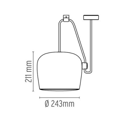 Design da lâmpada de suspensão AIM Flos