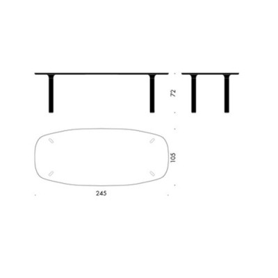 Table Analogique - Fritz Hansen Table Analogique - Fritz Hansen