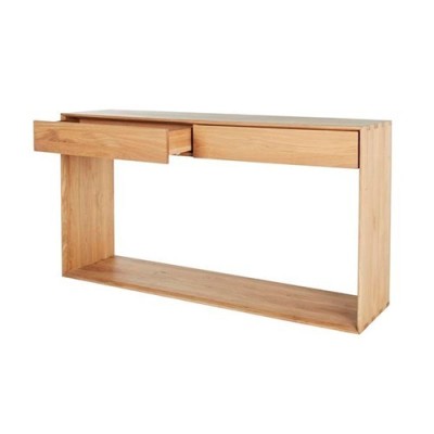 Petite console nordique avec 2 tiroirs Ethnicraft Petite console nordique avec 2 tiroirs Ethnicraft