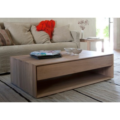 Grande table basse en chêne nordique Grande table basse en chêne nordique