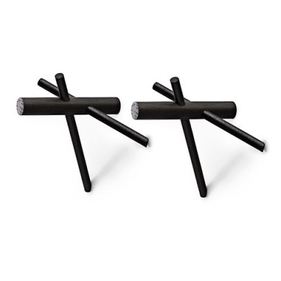 Bastoncini Ganci neri - Normann Copenhagen Bastoncini Ganci neri - Normann Copenhagen