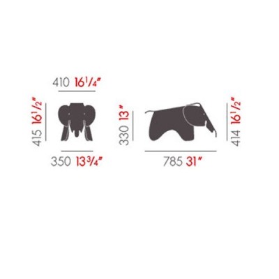 Elefante Eames - Vitra Elefante Eames - Vitra