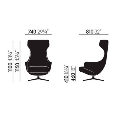Vitra Grand Repos armchair Vitra Grand Repos armchair