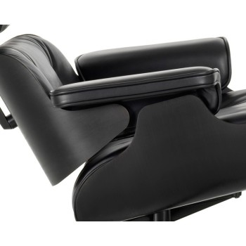 Lounge Chair y Ottoman negra - Vitra