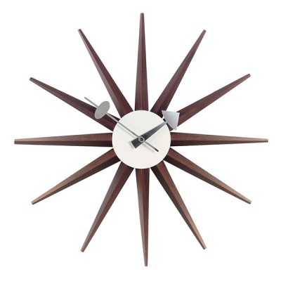 Reloj Sunburst Clock Nogal - Vitra Reloj Sunburst Clock Nogal - Vitra