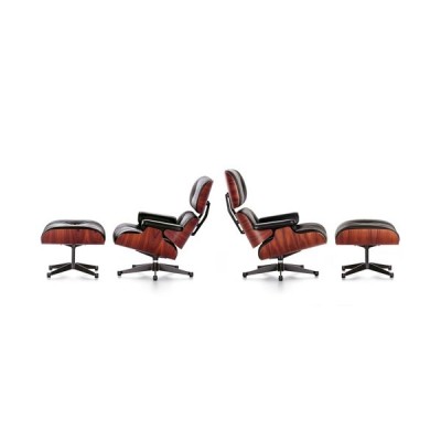 Chaise longue et Ottoman en palissandre Saints - Vitra Chaise longue et Ottoman en palissandre Saints - Vitra